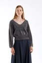 Julia June - Pullover WOLF grey 