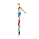 Original Duckhead - Kinder Regenschirm The Duckling - Rainbow Stripes Meri Meri Children Umbrella