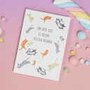Katzenmuddi - Postkarte - Katzenregen