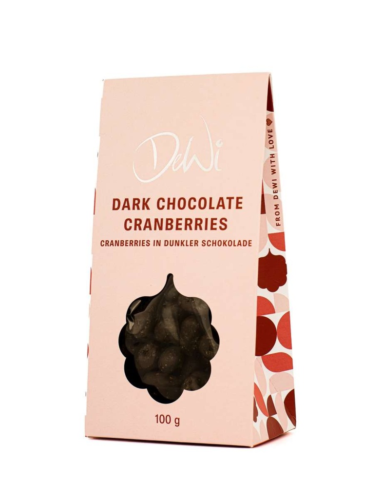 DeWi - Cranberries in dunkler Schokolade