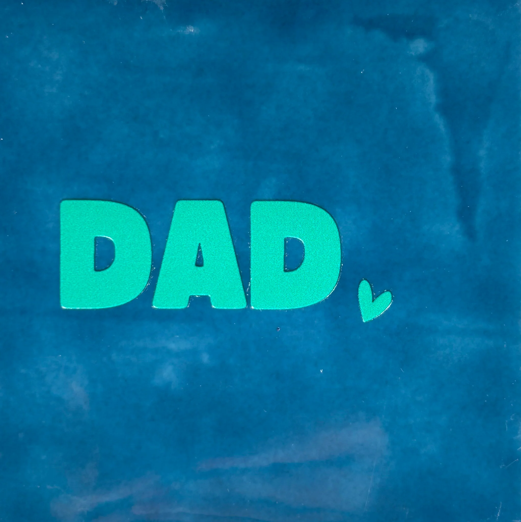 Yett Tiles - Fliese/Untersetzer Dad dunkelblau/türkies