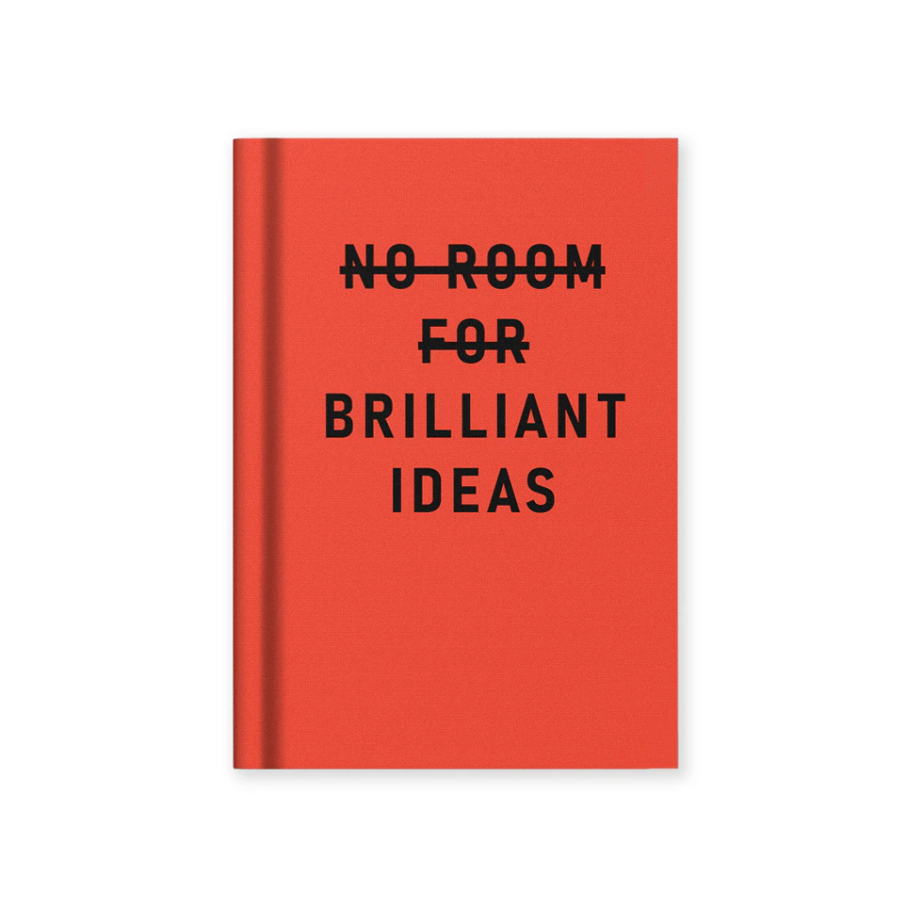 Ohh Deer - Brilliant Ideas Fabric Hardback Notebook A7 orange - kleines Notizbuch