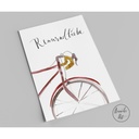 Annelis Art - Postkarte - Rennradliebe
