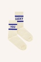 By Bar - Lucky oyster socks (lucky you socks) - 608 kingsblue