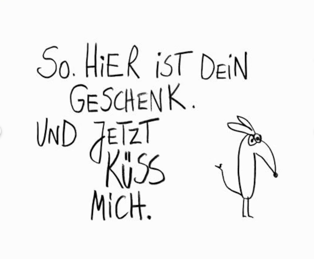 Edition Gute Geister - Magnet - Küss mich