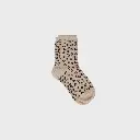 Billybelt - Kinder Baumwollsocken Leo Beige glitter