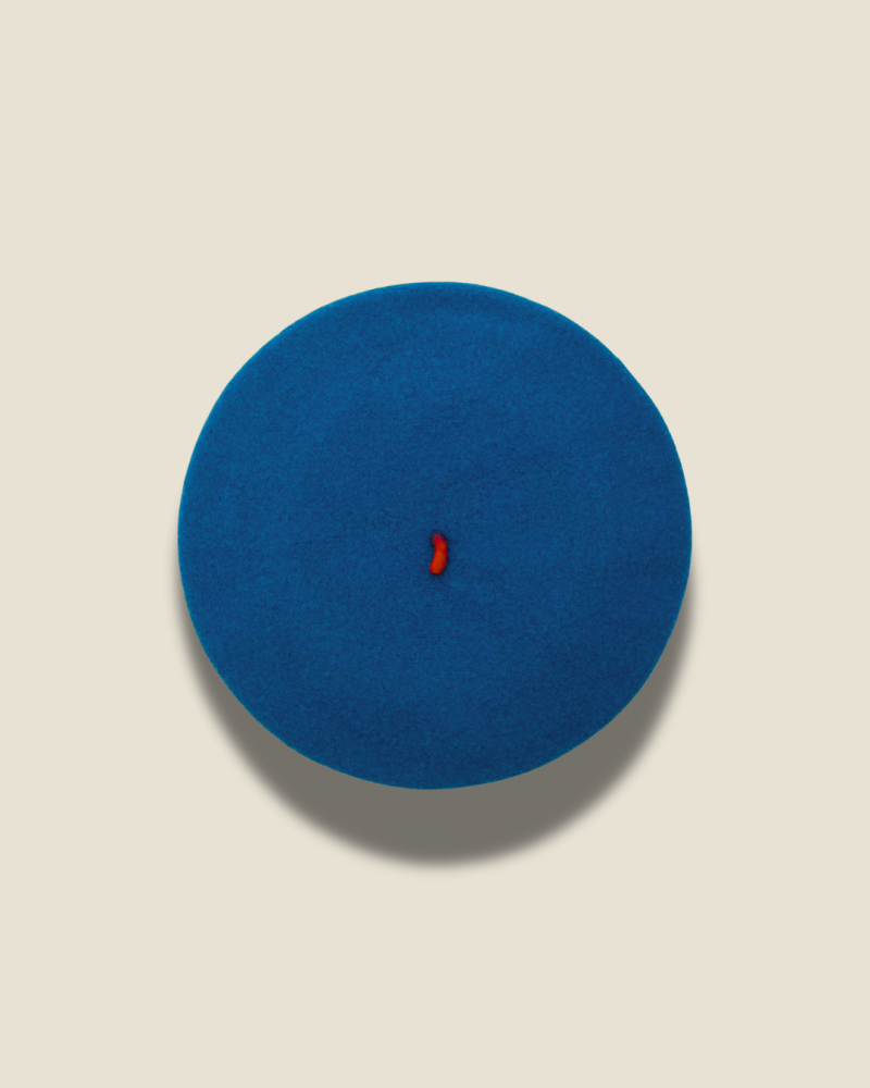 Le Beret Francais - Beret Baskenmütze - Teal blue