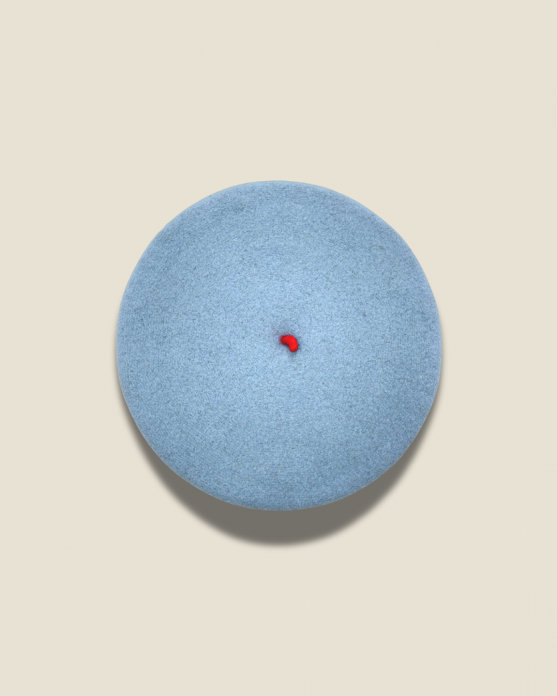 Le Beret Francais - Beret Baskenmütze - Light blue