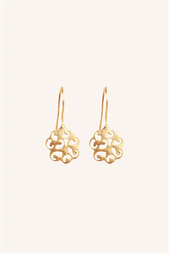 By Bar - PD Flower Earring - 750 gold