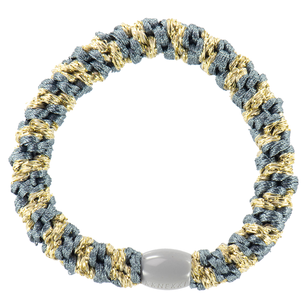 Kknekki - Bluegrey-beige glitter stripe