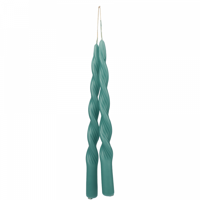 Branded by - Stabkerze twisted swirl (breit) 2,2x30 cm