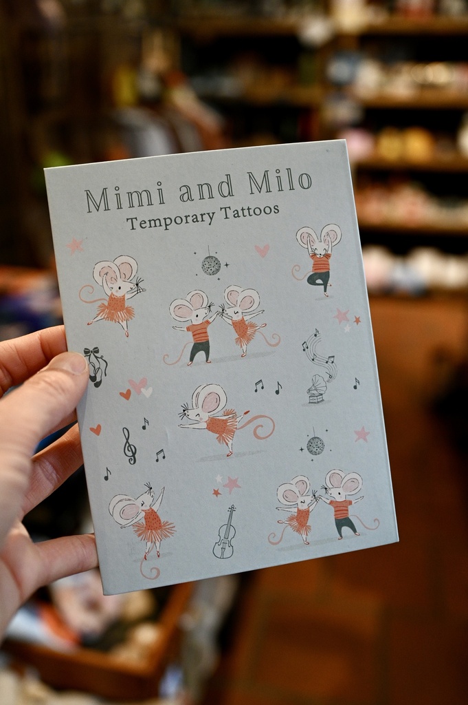 Kindertattoos Mimi and Milo Mouse
