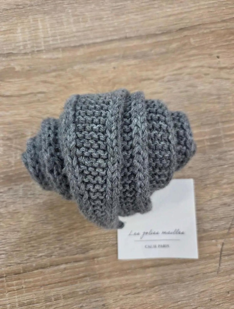 Calie Paris - Dreieckstuch/kleiner Schal SOPHIE Scarf gestrickt - Dunkelgrau