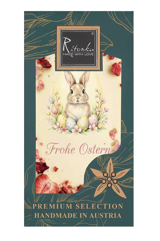 Ritonka - Premium Weiße Schokolade - Frohe Ostern 95g