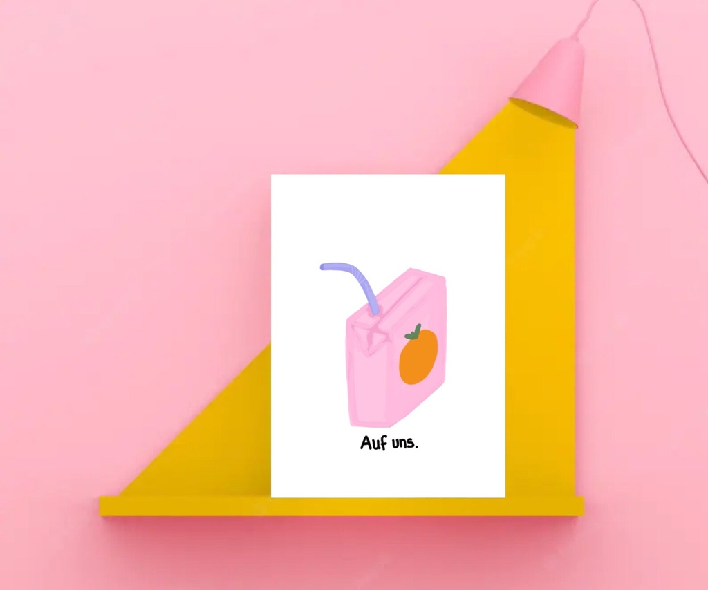 Hej Ibiza - Postkarte - Auf uns / Trinkpäckle