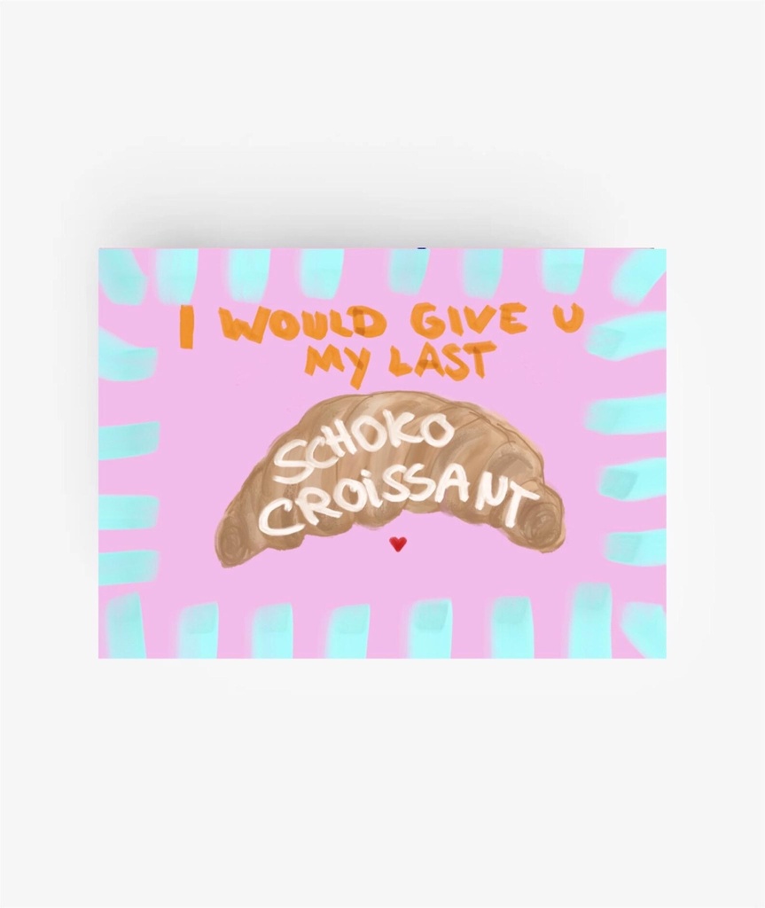 Hej Ibiza - Postkarte - Croissant