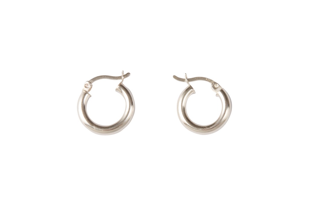 Lisa Kroeber Jewellery Art - Earrings Mix&Match Kreolen Silber Basic (nur Kreolen pur, ohne Anhänger/Rahmen)