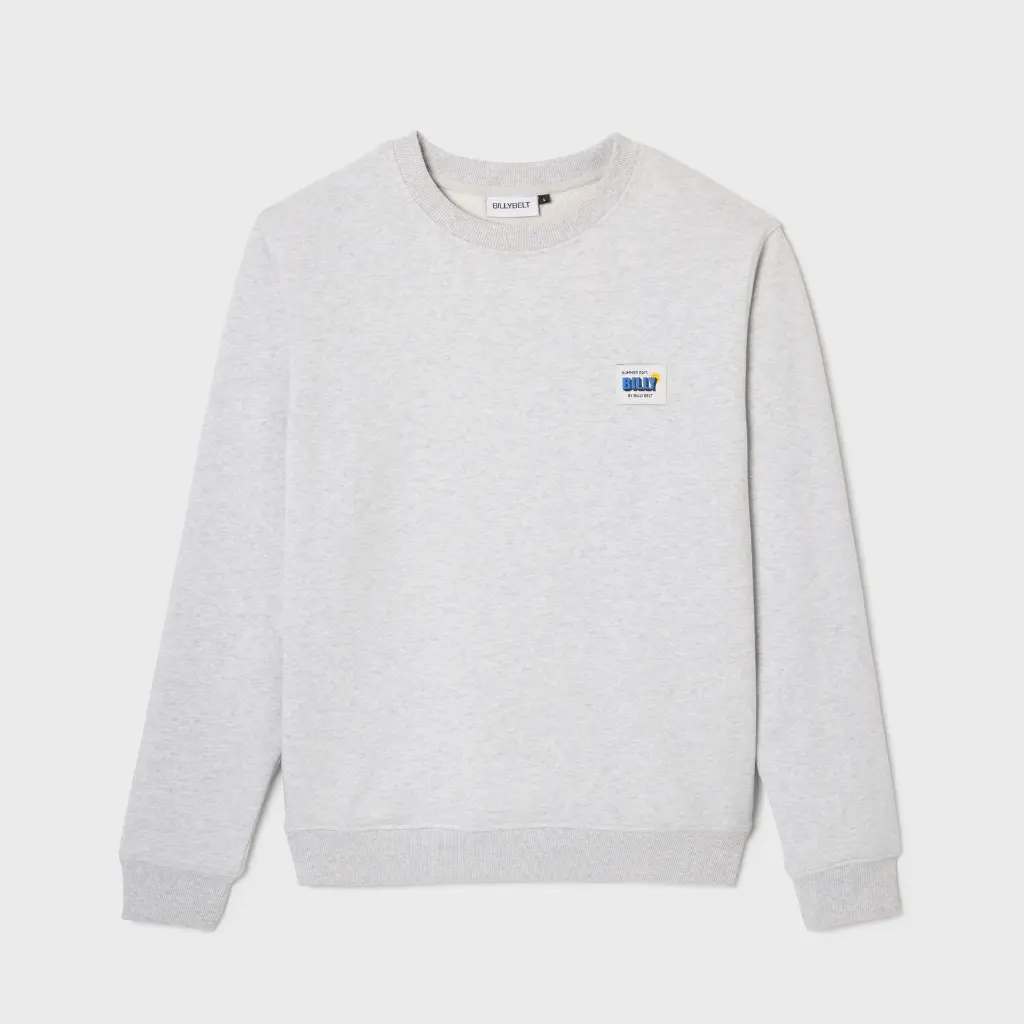 Billybelt - Sweatshirt Vintage Biobaumwolle - Mottled light grey