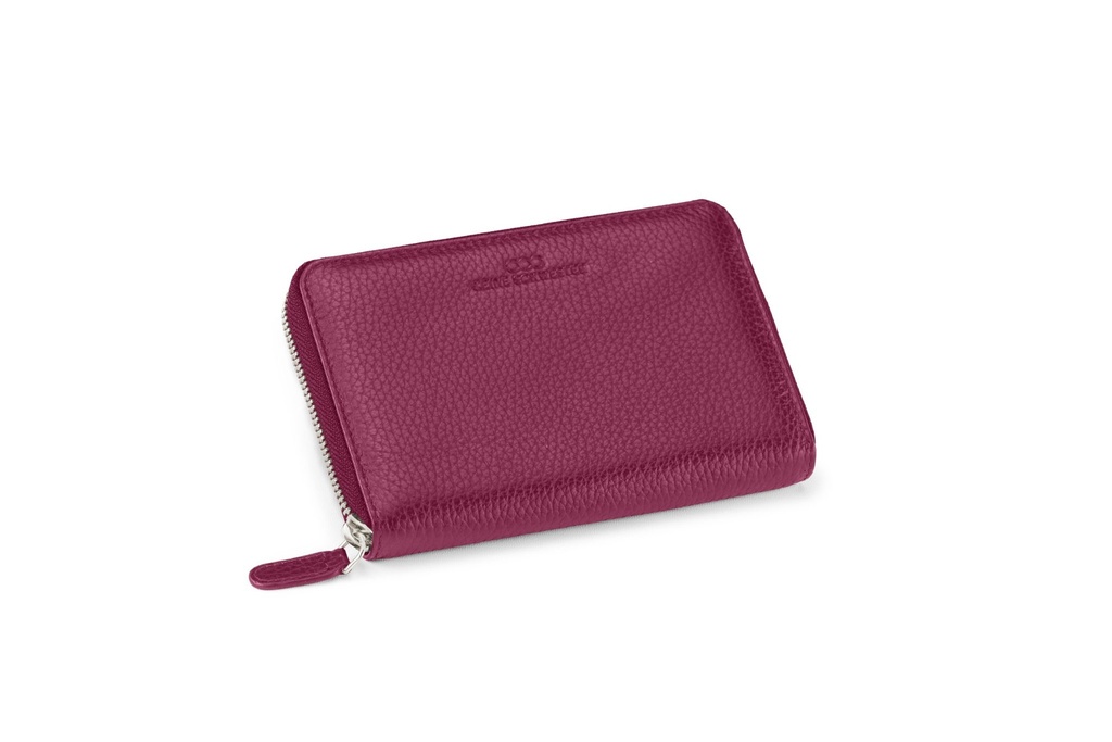 JELKE | pflaume | silber | genarbt