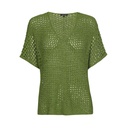 Caroline Biss - Kurzarmpullover LOOSE-KNIT PULLOVER Palmtree