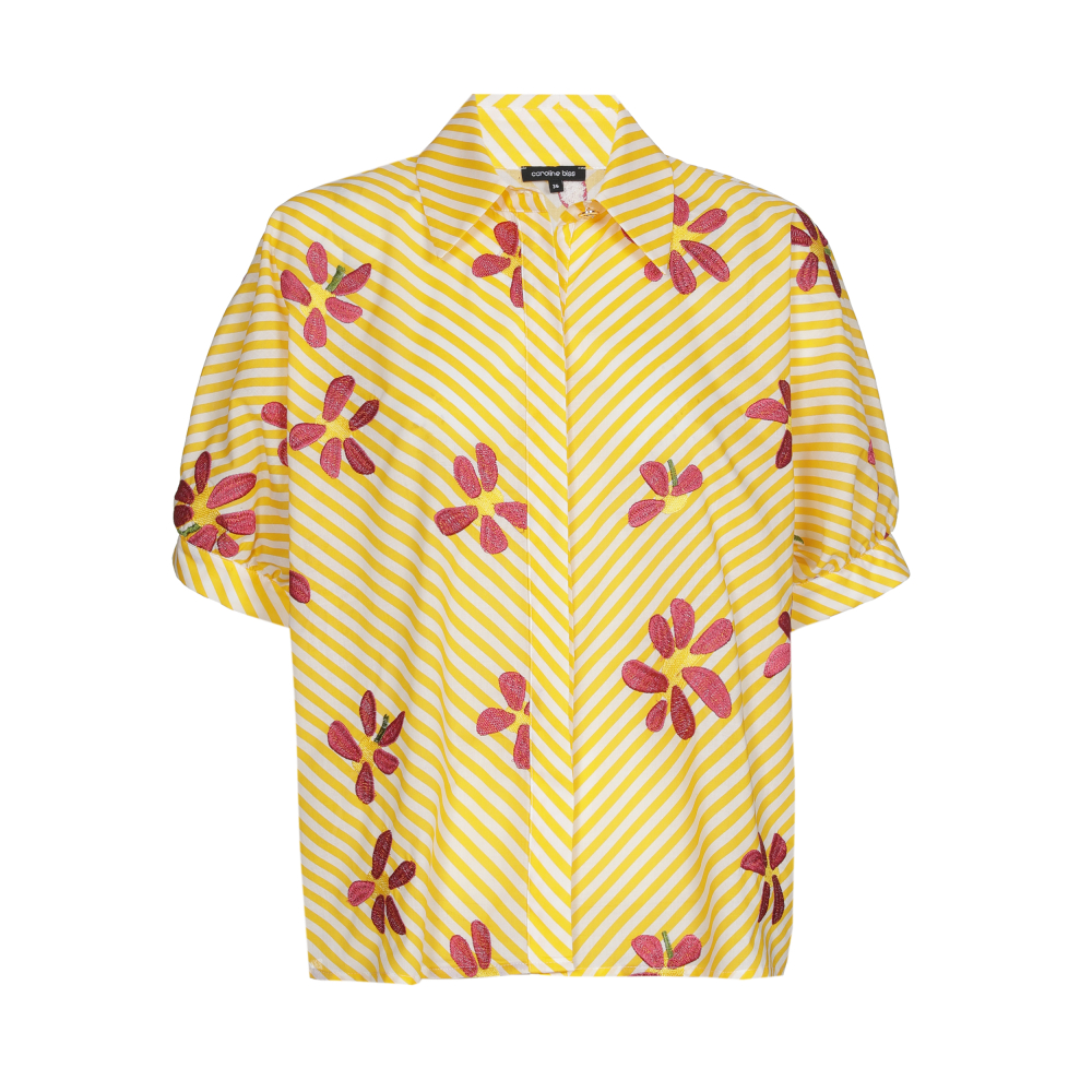 Caroline Biss - SUMMER BLOUSE WITH EMBROIDERY multi color