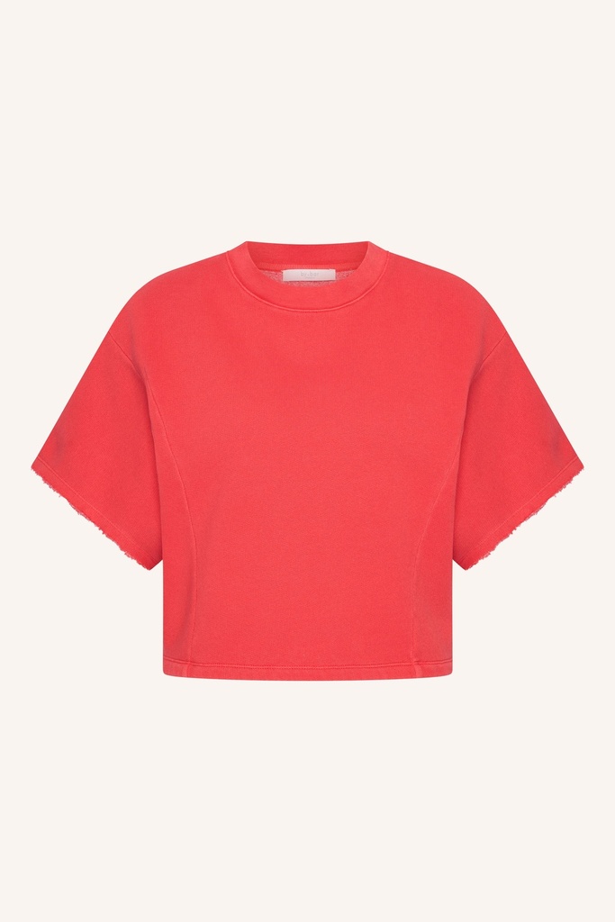 By Bar - Suki Sweat Top - 305 Poppy Red