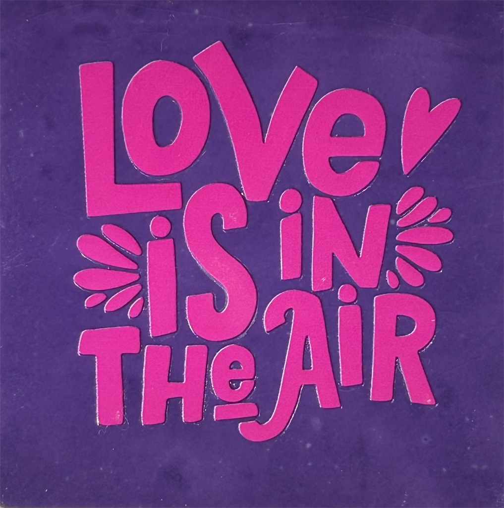 Yett tiles - Fliese/Untersetzer - Love is in the air - lila/rosa