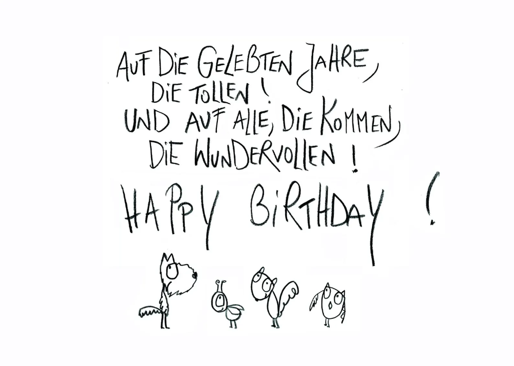 Edition Gute Geister - Postkarte - Auf dein Leben!