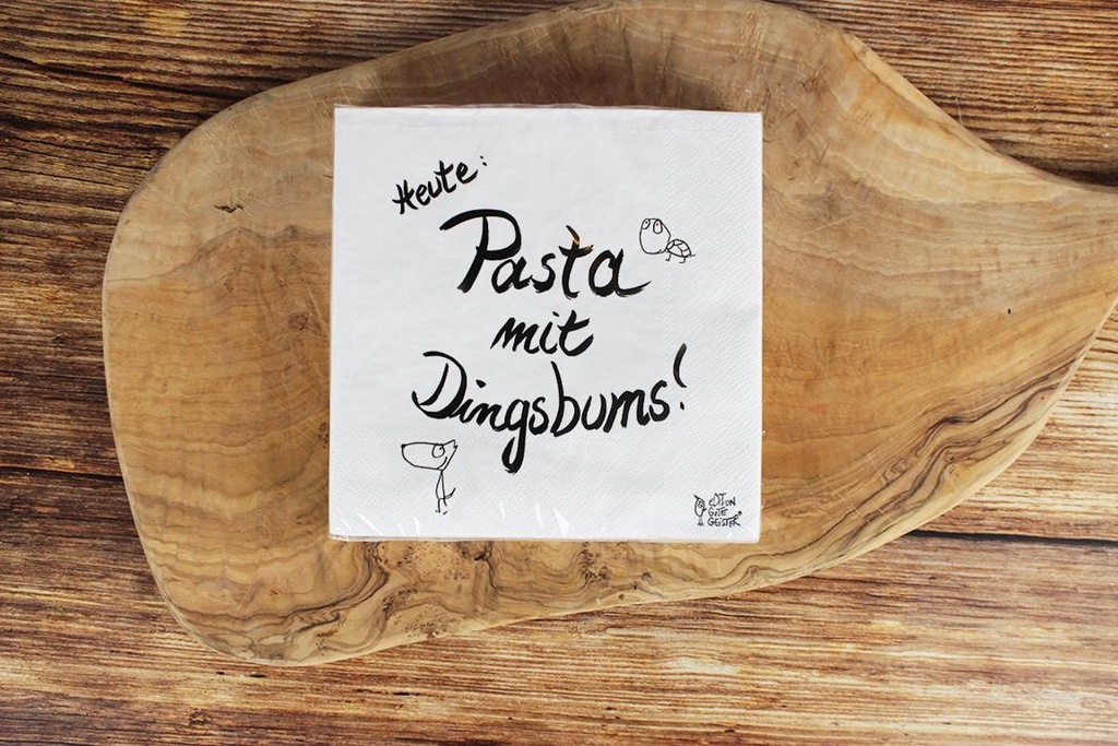 Edition Gute Geister - Servietten - Pasta mit Dingsbums
