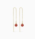 Soï Copenhagen - Ohrringe Ella Red Jade Earrings - Passion