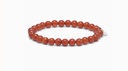 Soï Copenhagen - Armband Essential Red Jade Stretch Bracelet - Luck
