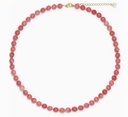 Soï Copenhagen - Halskette Hailey Redstone Quartz Necklace - Clarity