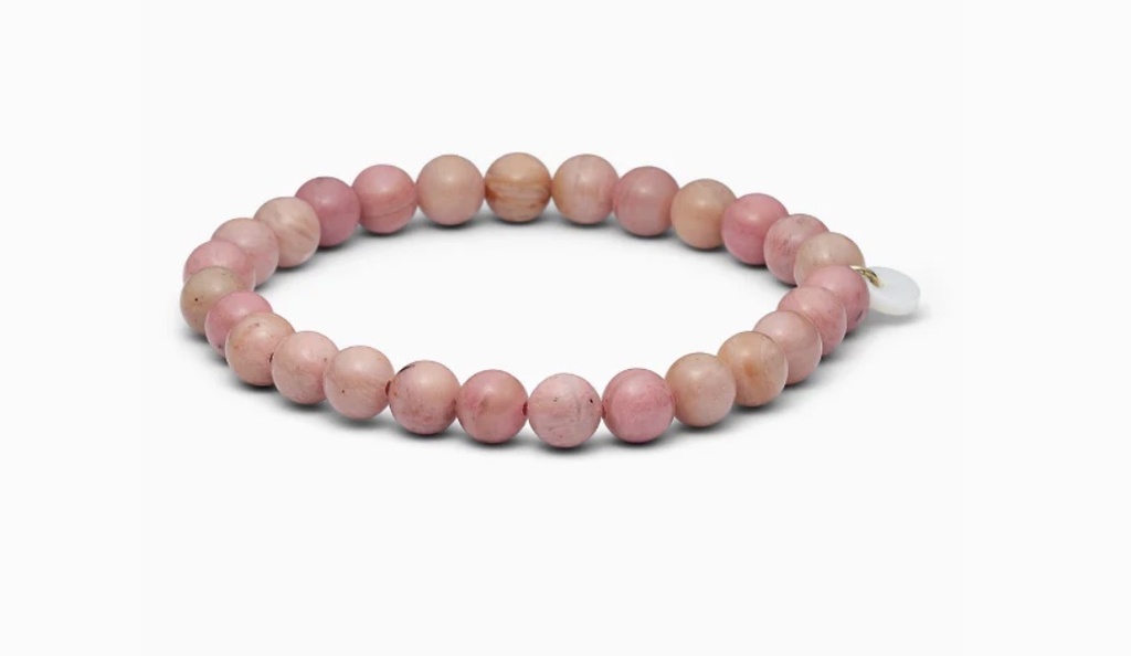 Soï Copenhagen - Armband Essential Rhodonite Stretch Bracelet - Balance