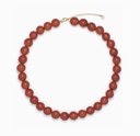 Soï Copenhagen - Halskette Faro Red Jade Necklace - Passion