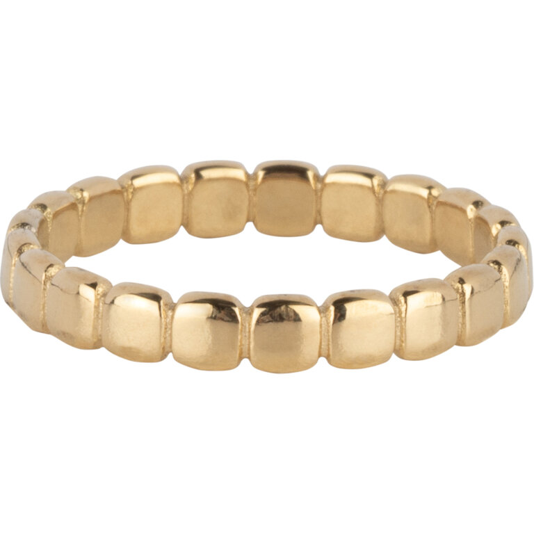 Charmins - R1652 - Ring gold squares