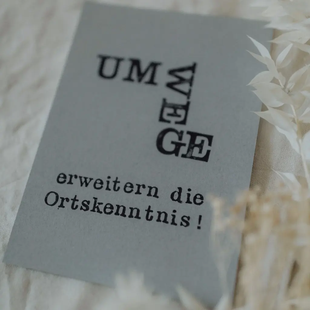 Saja - Gestempelte Postkarte - Umwege