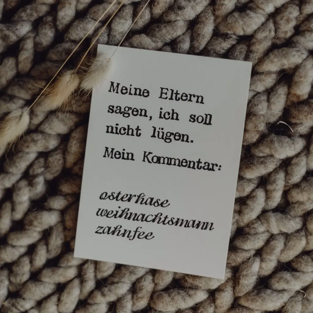 Saja - Gestempelte Postkarte - Nicht lügen