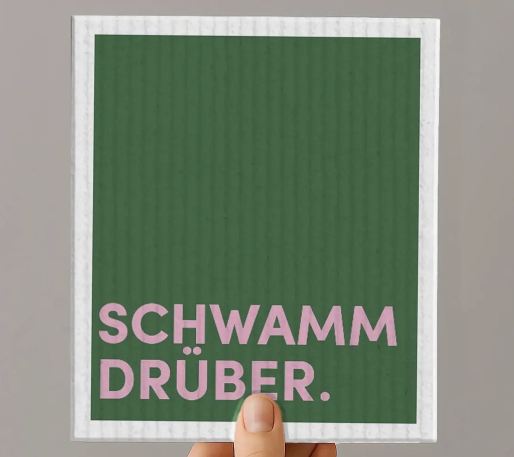 Naturbedacht - Natur Schwammtuch SCHWAMM DRÜBER