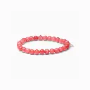 Soï Copenhagen - Armband Essential Redstone Quartz Stretch Bracelet 6mm - Clarity