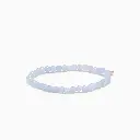 Soï Copenhagen - Armband Petite Aquamarine Stretch Bracelet 4mm - Courage