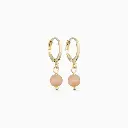 Soï Copenhagen - Ohrringe Ava Sunstone Huggie Earrings - Power