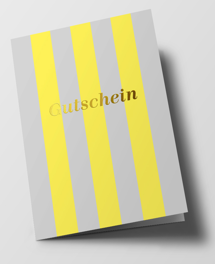 Nobis Design - Klappkarte - Chelsea - Gutschein