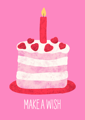 Nobis Design - Postkarte - Andrea Liesert - Make a wish