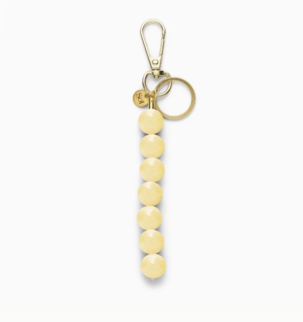 Soï Copenhagen - Keychain Cali Yellow Jade - well-being