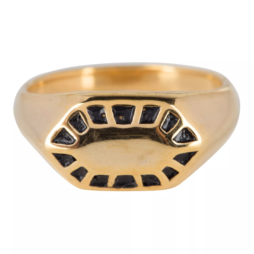 Charmins - R674 - Statement ring goldplated