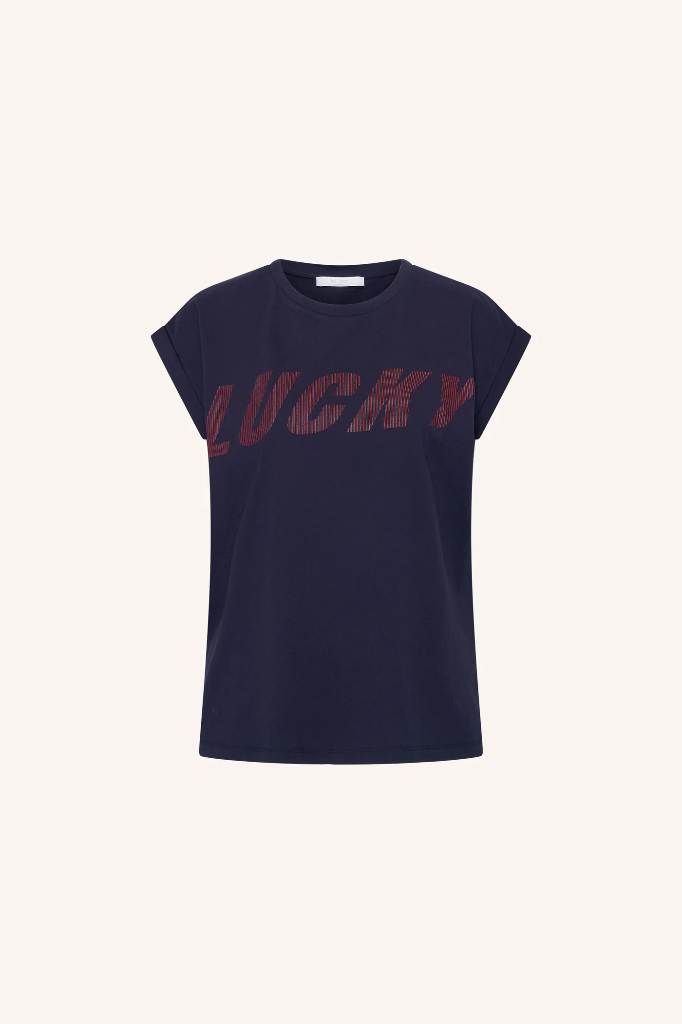 By Bar - Tobi Striped Speed Top - 592 uniform blue