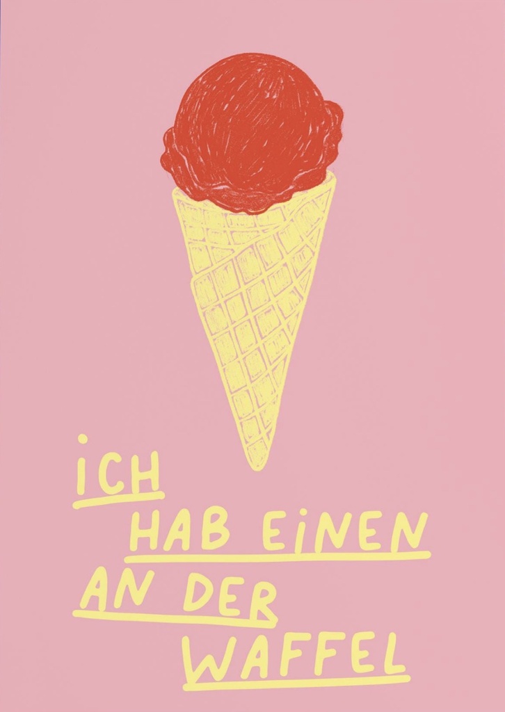 Studio Danii - Postkarte - Waffel