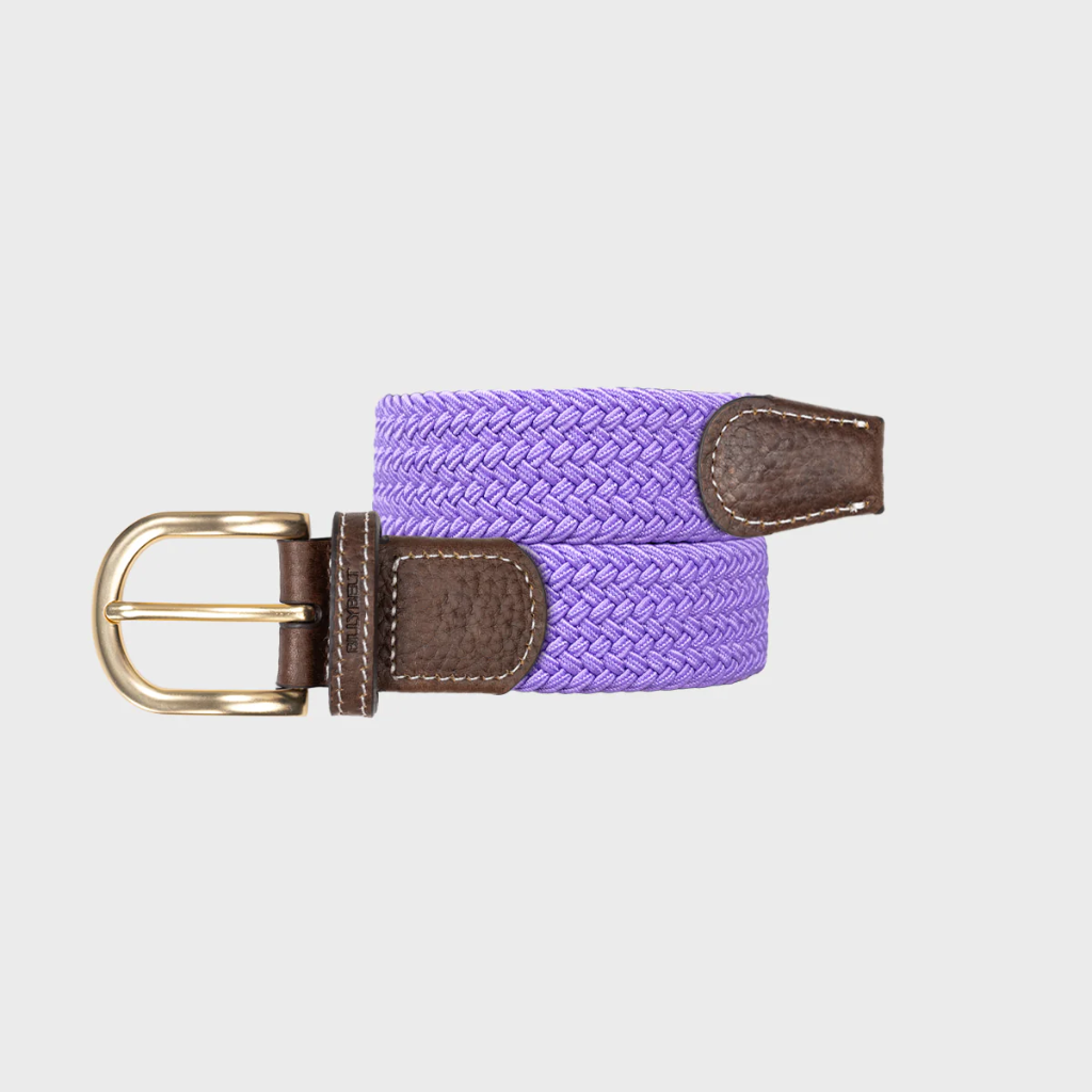 Billybelt - Elastischer Flechtgürtel - Purple