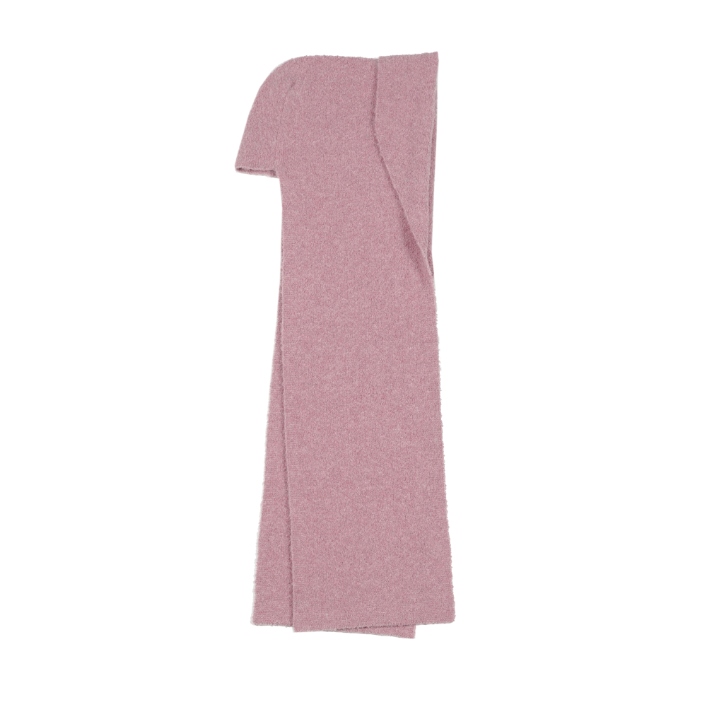 Caroline Biss - gestrickter Schal mit Kapuze pink (rosa)
