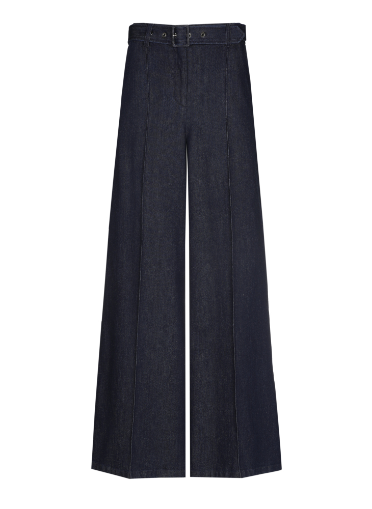 Caroline Biss - CITY-LOOK DENIM TROUSERS, MID WAIST jeans dark blue